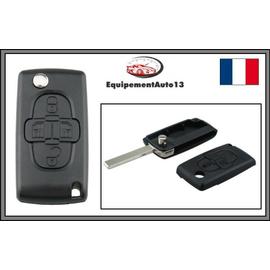 Coque clé,Coque de clé de voiture HU83 CE0536-523 10 pièces, pour Peugeot  107 207 407 308 - Type 2B CE0523 HU83 - For Citroen