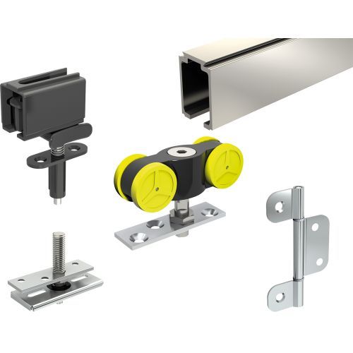 Kit portes pliantes - 40 kg par vantail - 4 vantaux - 1,95 m - TANGO MANTION