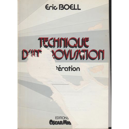 Eric Boell Technique D'improvisation Vol 2 L'altération