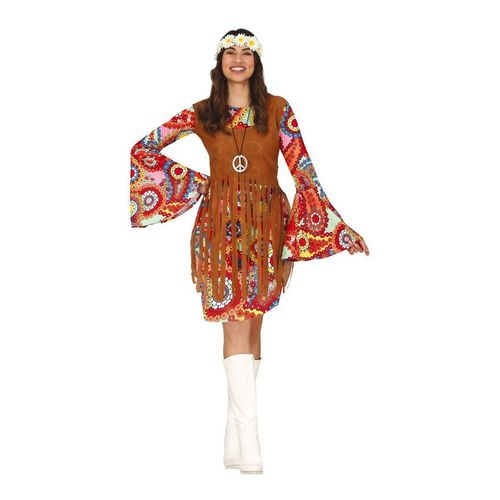 Déguisement Hippie Avec Robe Courte Pour Femme