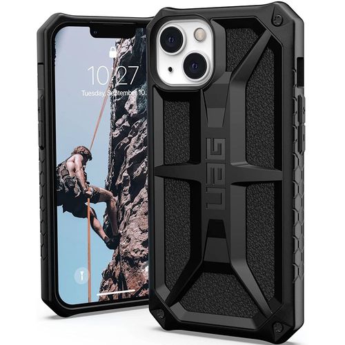 Coque Uag Série Monarch Pour Iphone 13 Coloris Cuir Noir