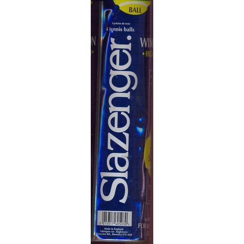 Slazenger - Balles De Tennis Wimbledon Hight Visibility- Tube De 4 Balles