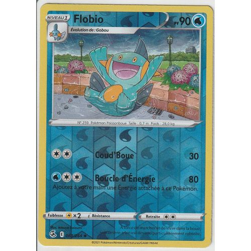 Carte Pokemon - Flobio - 063/264 - Reverse - Épée Et Bouclier 8 - Poing De Fusion - V.F