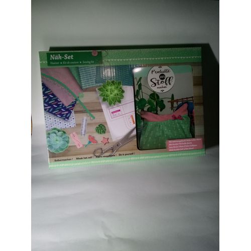 Set Loisirs Créatifs Couture Avec Patron Et Tissu