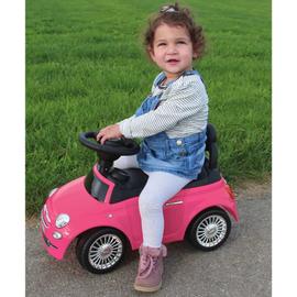Porteur bébé fille Fiat 500 rose, Milly Mally, porteur rose