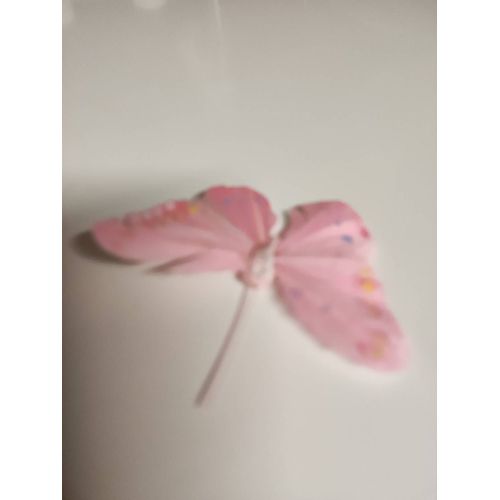 Figurine Papillon Rose