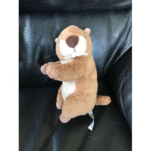 Petite Peluche Marmotte Création Dani 16cm