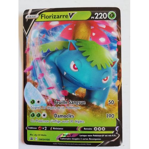 Pokemon Florizarre V Swsh100 Promo