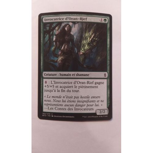 Oran-Rief Invoker // Invocatrice D'oran-Rief (La Bataille De Zendikar)