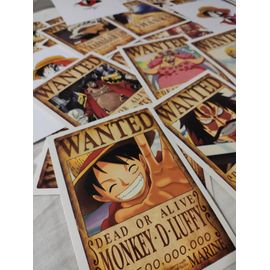 Lot De 8 Cartes One Piece - Wanted Marine