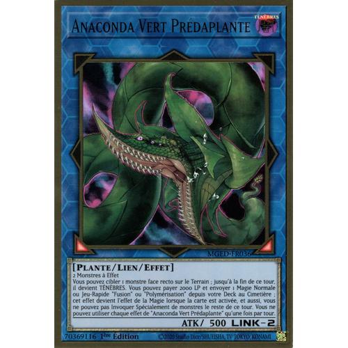 Yu-Gi-Oh! - Mged-Fr036 - Anaconda Vert Prédaplante - Premium Gold Rare 1ère Édition