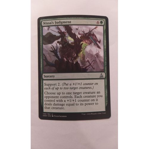 Nissa's Judgment // Jugement Selon Nissa (Le Serment Des Sentinelles)