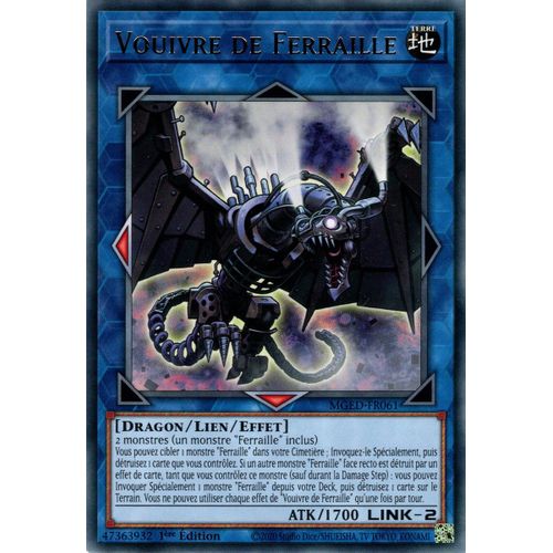 Yu Gi Oh Mged-Fr061 Vouivre De Ferraille Rare