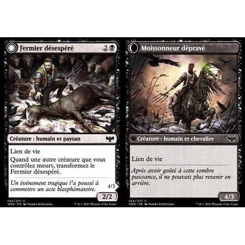 Fermier Désespéré / Moissonneur Dépravé - Magic - Innistrad : Noce Écarlate - C - 104/277