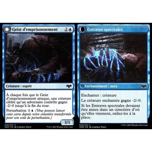 Geist D'emprisonnement / Entraves Spectrales - Magic - Innistrad : Noce Écarlate - C - 48/277