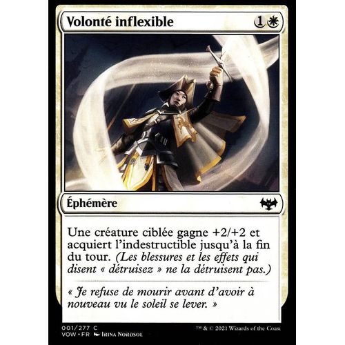 Volonté Inflexible - Magic - Innistrad : Noce Écarlate - C - 1/277