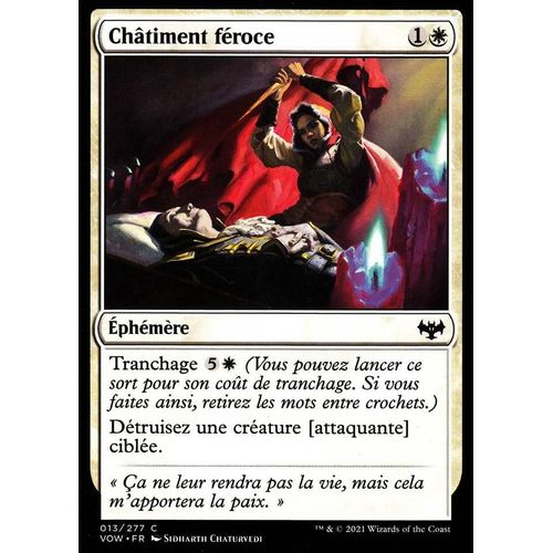 Châtiment Féroce - Magic - Innistrad : Noce Écarlate - C - 13/277