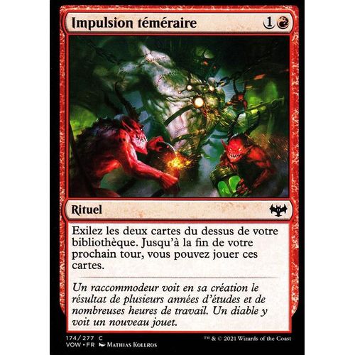 Impulsion Téméraire - Magic - Innistrad : Noce Écarlate - C - 174/277