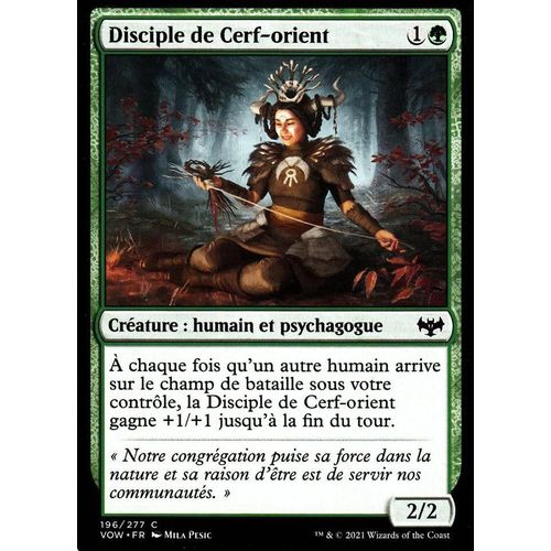 Disciple De Cerf- Orient - Magic - Innistrad : Noce Écarlate - C - 196/277