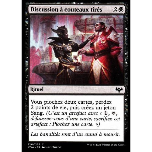 Discussion À Couteaux Tirés - Magic - Innistrad : Noce Écarlate - C - 126/277