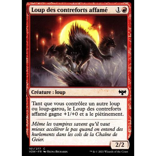 Loup Des Contreforts Affamé - Magic - Innistrad : Noce Écarlate - C - 161/277