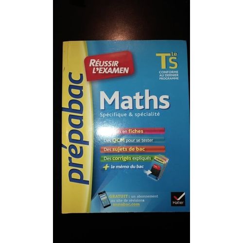 Livres Prepabac Et Annabac Math / Svt, Term S