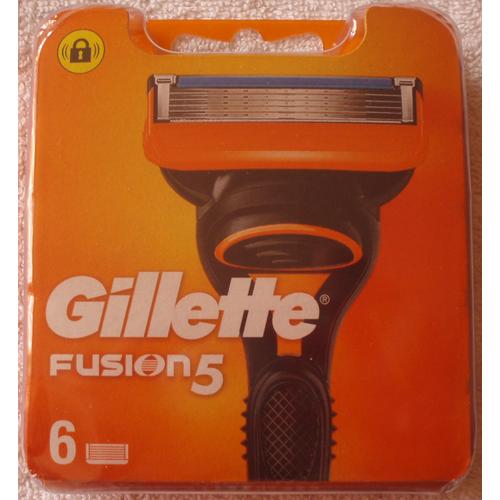 Gillette - Fusion 5 - Lot De 6 Lames. 