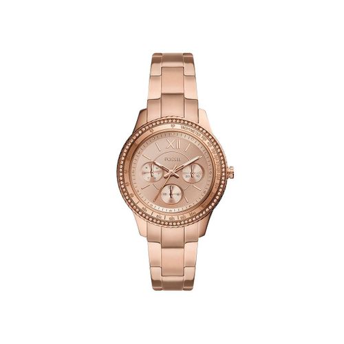 Montre Femme Fossil Stella En Acier Rose