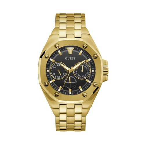 Montre Homme Guess Top Gun En Acier Jaune