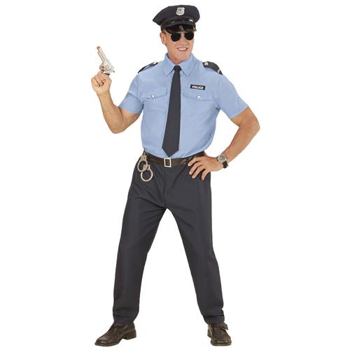 Déguisement Policier Bleu Grande Taille Adulte - Taille: Xxxl