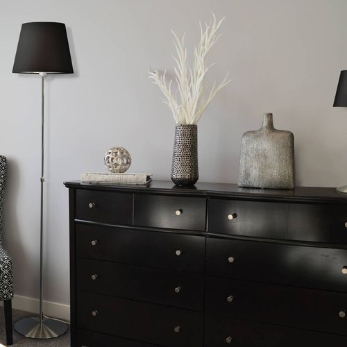 Aluminor Store Lampadaire, Alu/Noir