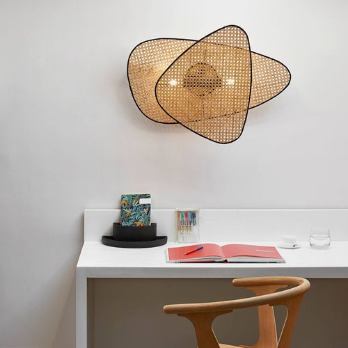 Market Set Screen Applique À 2 Lampes Naturel