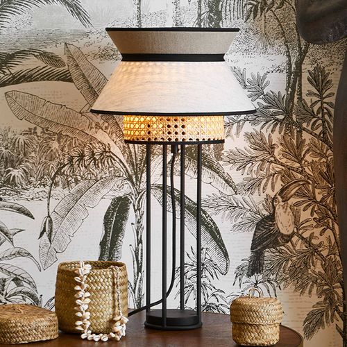 Market Set Singapour Dbl Lampe À Poser, Nude