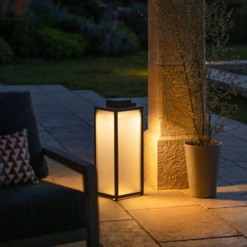Lanterne Solaire Led Tradition, Hauteur 65 Cm