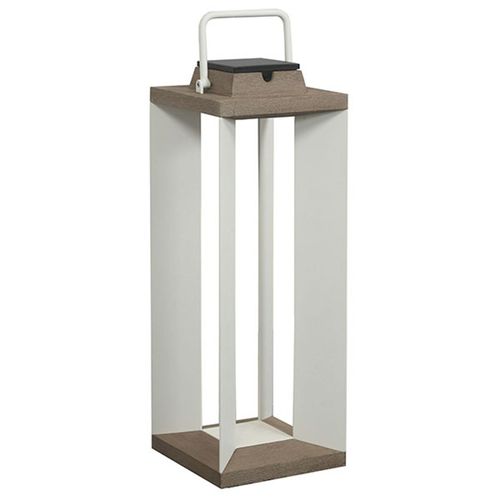 Lanterne Solaire Teckalu, Duratek/Blanche 65,5 Cm