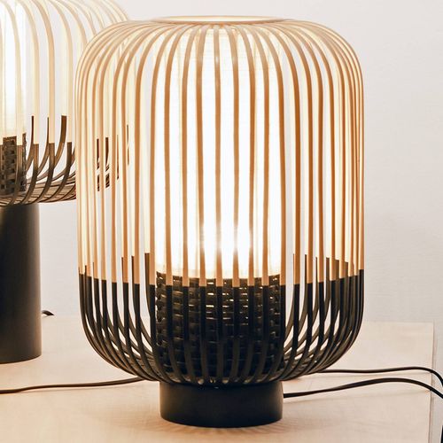 Forestier Bamboo Light M Lampe À Poser 39 Cm Noire
