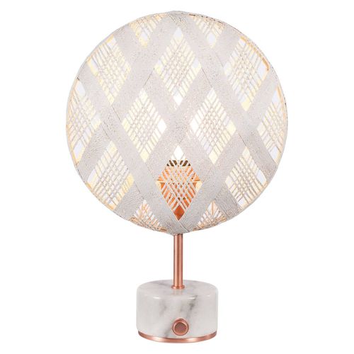 Forestier Chanpen S Diamant Table Cuivre/Blanc