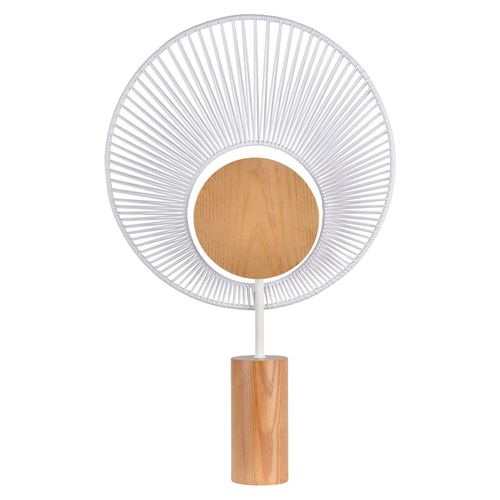 Forestier Oyster Lampe À Poser De Designer Blanche