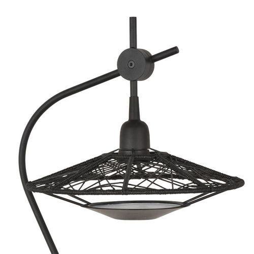 Forestier Carpa Lampe À Poser, Noire