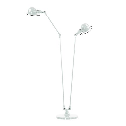 Jieldé Signal Si8380 Lampadaire, 2 Lampes Blanc