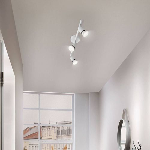 Paulmann Carolina Plafonnier Spots Blanc, 3 Lampes
