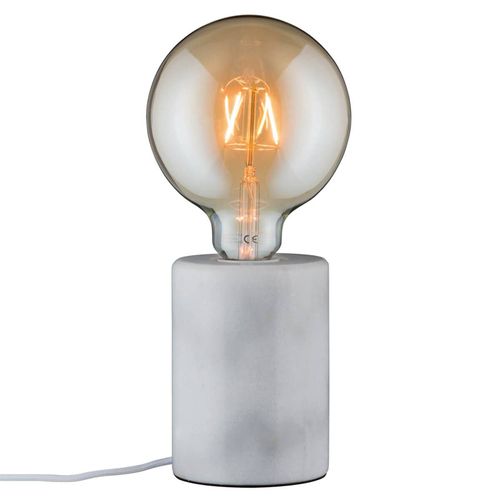 Lampe À Poser Épurée En Marbre Blanc Nordin