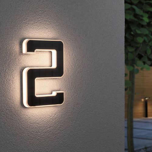 Paulmann Numéro De Maison Solaire Led 2