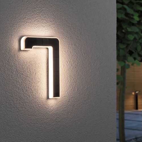 Paulmann Numéro De Maison Solaire Led 7