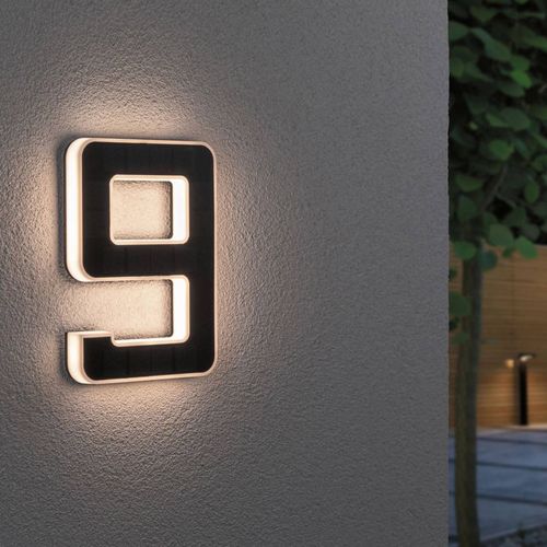 Paulmann Numéro De Maison Solaire Led 9