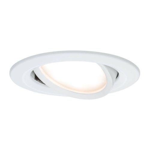 Paulmann Spot Nova Coin Rond, Inclinable, Blanc
