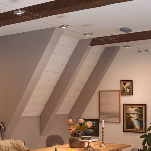 Paulmann Wire Macled Système Câble Led, 5l Chromé