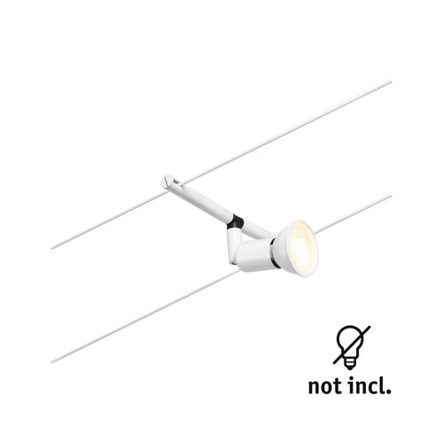 Paulmann Wire Salt Spot Blanc Mat Pour Câble