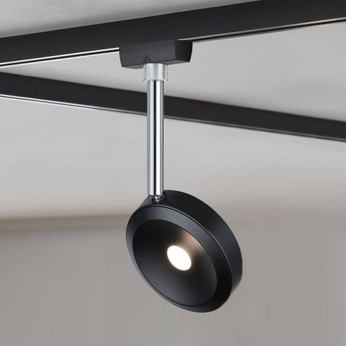 Paulmann Urail Spot Led Discus Noir, Dimmable