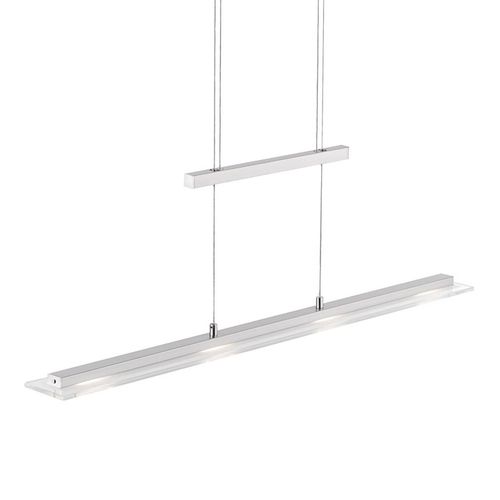 Suspension Led Tenso Avec Variateur, Nickel 64 Cm